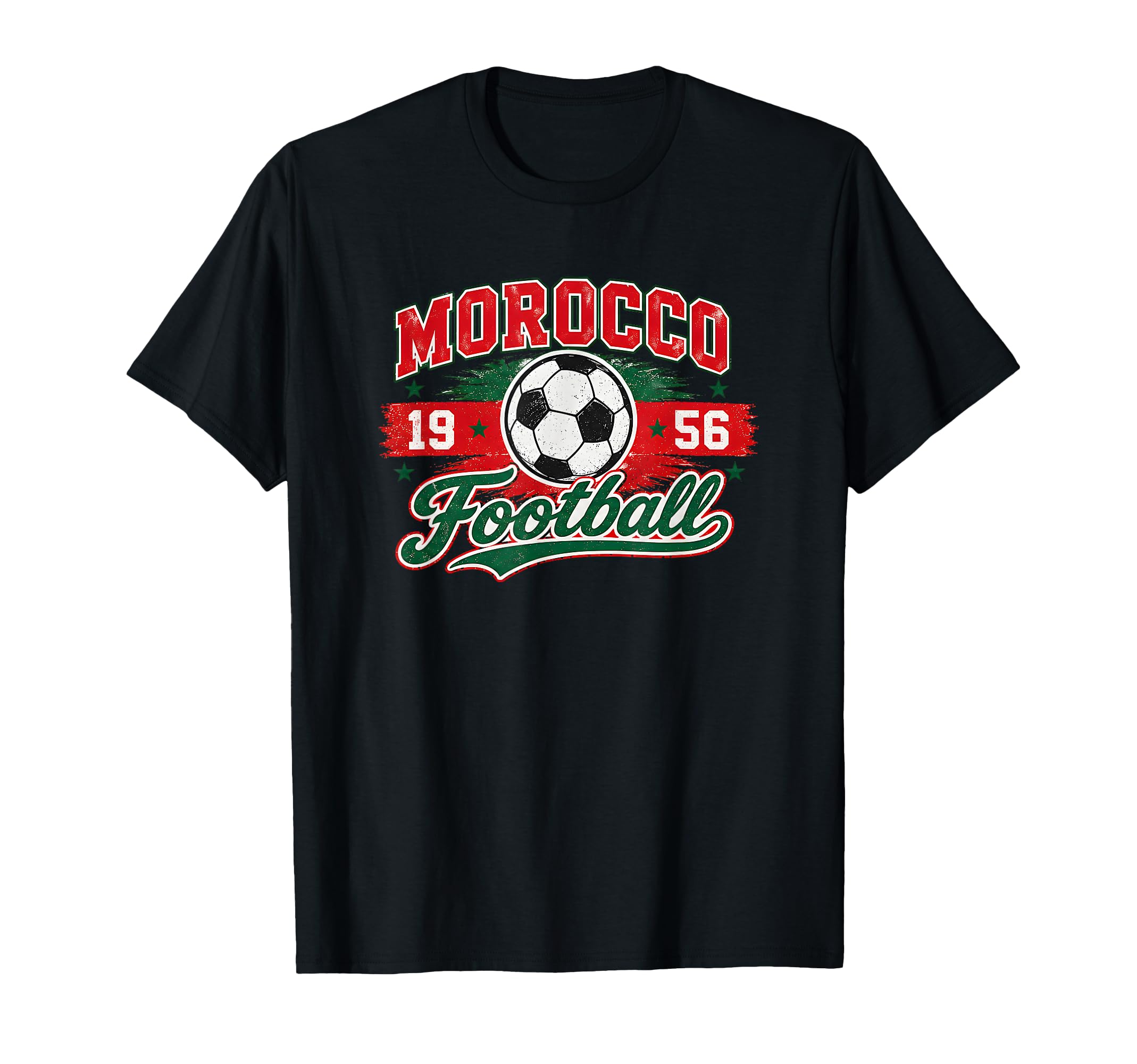 Morocco Football Tradition 1956 T-Shirt - Casual Everyday Wear Men Women - T-Shirt, Sweatshirt, Hoodie