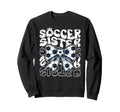 Soccer Sister Fan Coquette Bow Ball Sweatshirt - Custom Art Print Unisex - T-Shirt, Sweatshirt, Hoodie