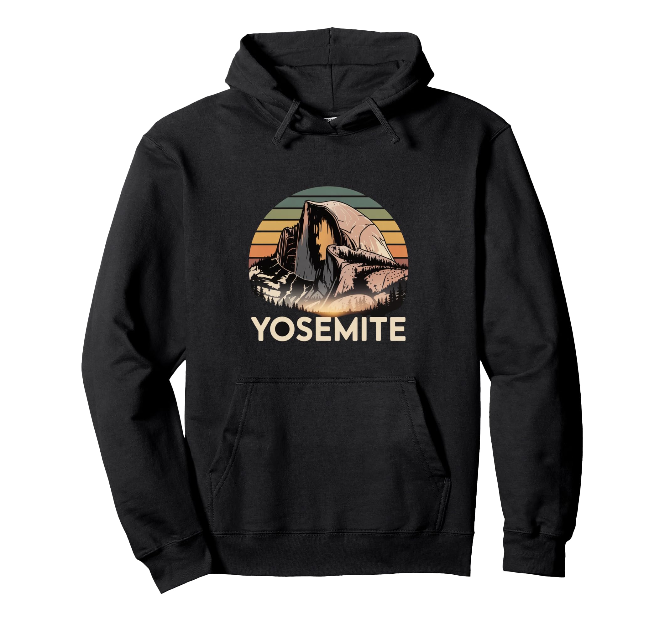 Yosemite Sunset National Park Hoodie - Streetwear Style for Adults - T-Shirt, Sweatshirt, Hoodie