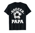 Soccer Papa Soccer Ball Distressed T-Shirt - Aesthetic Graphic Men Women - T-Shirt, Sweatshirt, Hoodie