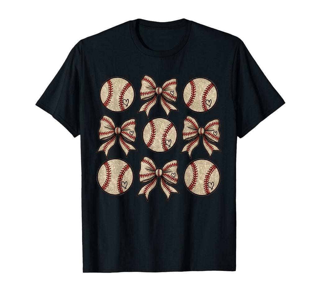 Soccer Bow Game Day Baseball T-Shirt - Custom Art Print for Adults - T-Shirt, Sweatshirt, Hoodie