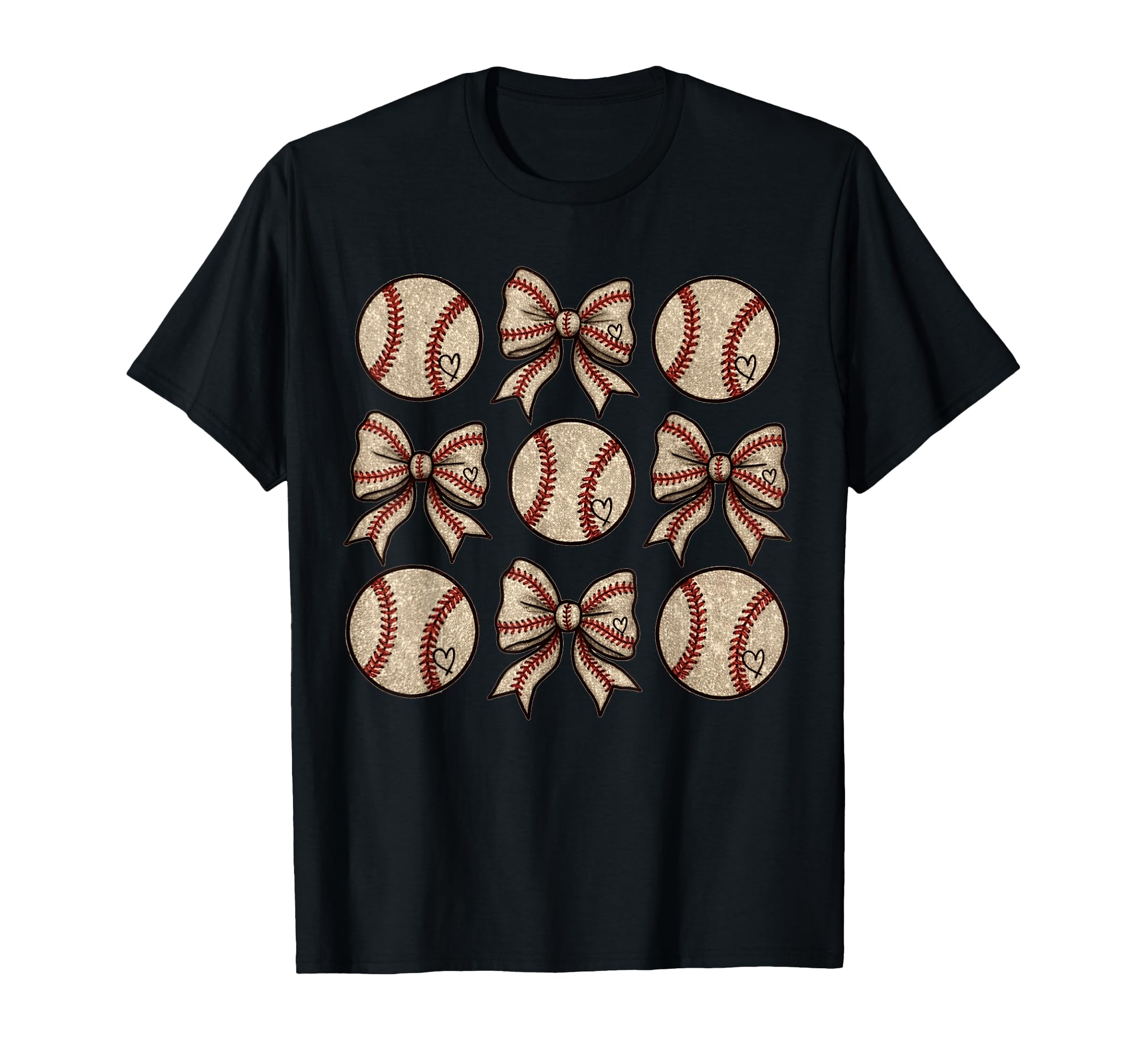 Soccer Bow Game Day Baseball T-Shirt - Custom Art Print for Adults - T-Shirt, Sweatshirt, Hoodie