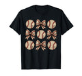 Soccer Bow Game Day Baseball Coquette T-Shirt - Novelty Apparel for Adults - T-Shirt, Sweatshirt, Hoodie