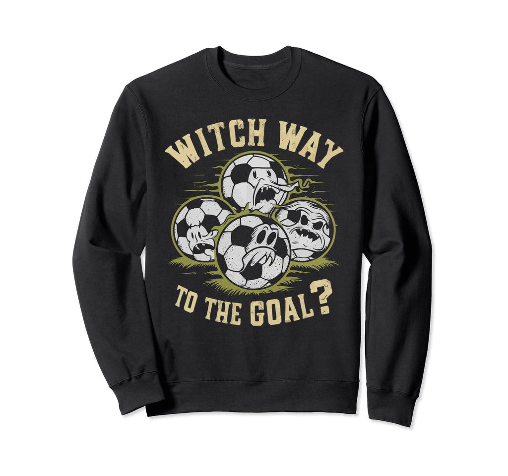 Soccer Halloween Spooky Goalkeeper Sweatshirt - Novelty Apparel for Adults - T-Shirt, Sweatshirt, Hoodie
