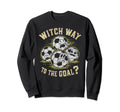 Soccer Halloween Spooky Goalkeeper Sweatshirt - Novelty Apparel for Adults - T-Shirt, Sweatshirt, Hoodie