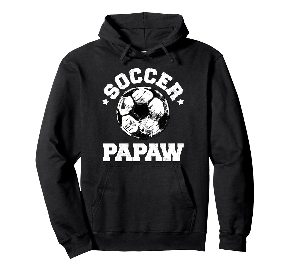 Soccer Papaw Soccer Ball Distressed Hoodie - Streetwear Style Men Women - T-Shirt, Sweatshirt, Hoodie