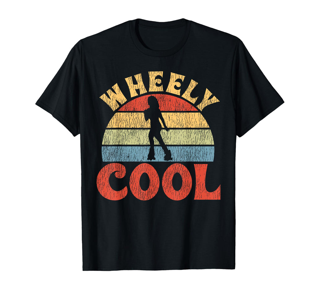 Roller Skating Skate 1970S Wheely T-Shirt - Novelty Apparel for Adults - T-Shirt, Sweatshirt, Hoodie