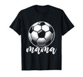 Soccer Ball Mama Soccer Season Football T-Shirt - Unique Graphic Unisex - T-Shirt, Sweatshirt, Hoodie