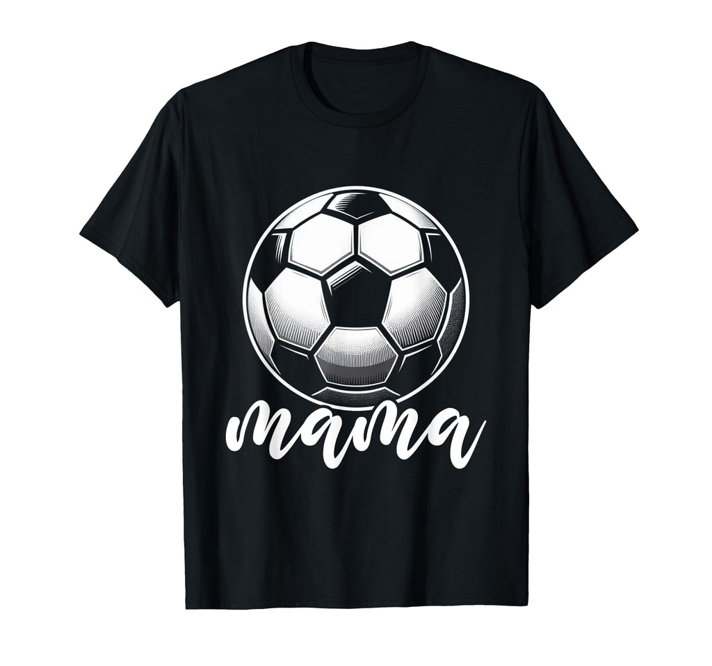 Soccer Ball Mama Soccer Season Football T-Shirt - Custom Art Print Unisex - T-Shirt, Sweatshirt, Hoodie