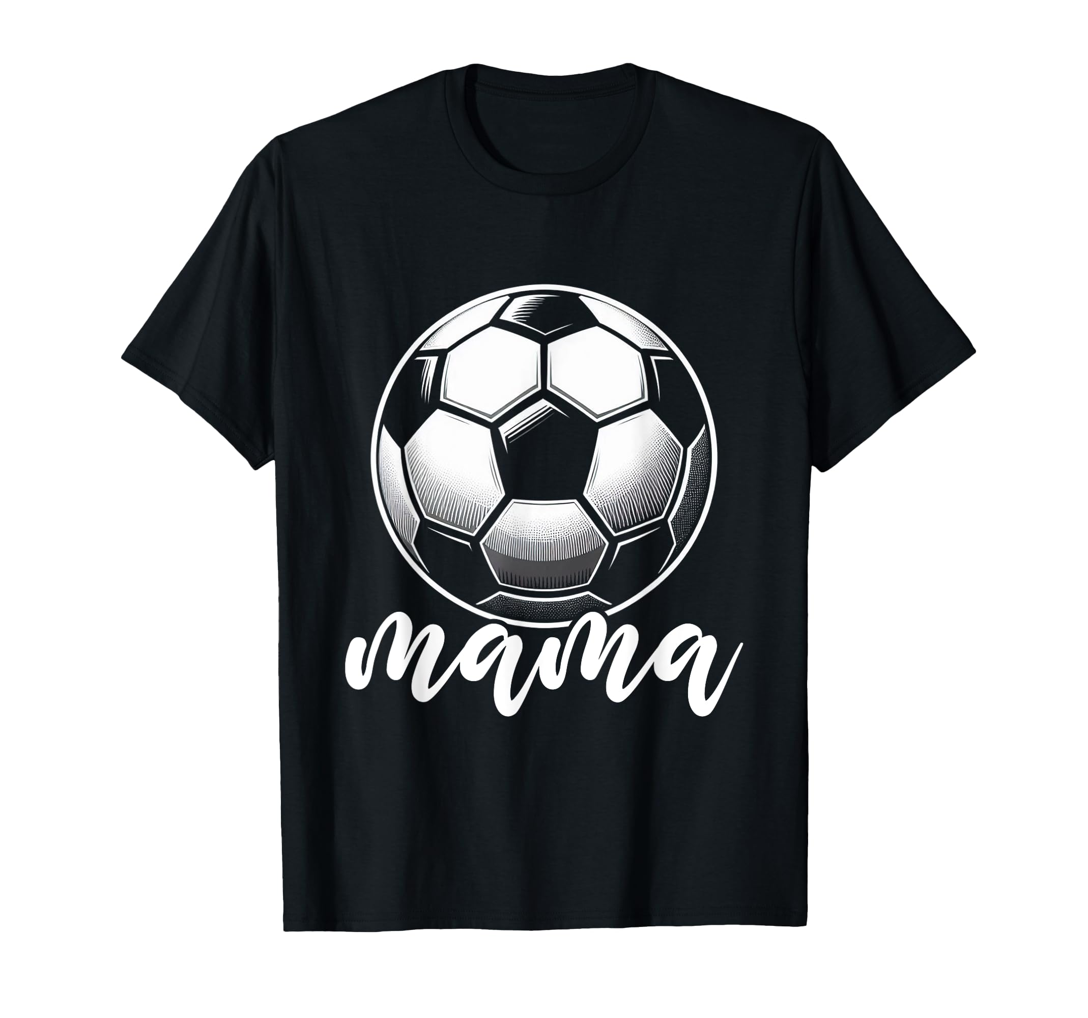 Soccer Ball Mama Soccer Season Football T-Shirt - Custom Art Print Unisex - T-Shirt, Sweatshirt, Hoodie