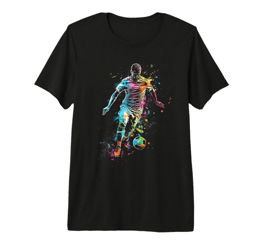 Soccer Player Tri Blend T-Shirt - Minimalist Print for Adults - T-Shirt, Sweatshirt, Hoodie