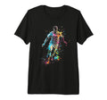 Soccer Player Tri Blend T-Shirt - Minimalist Print for Adults - T-Shirt, Sweatshirt, Hoodie