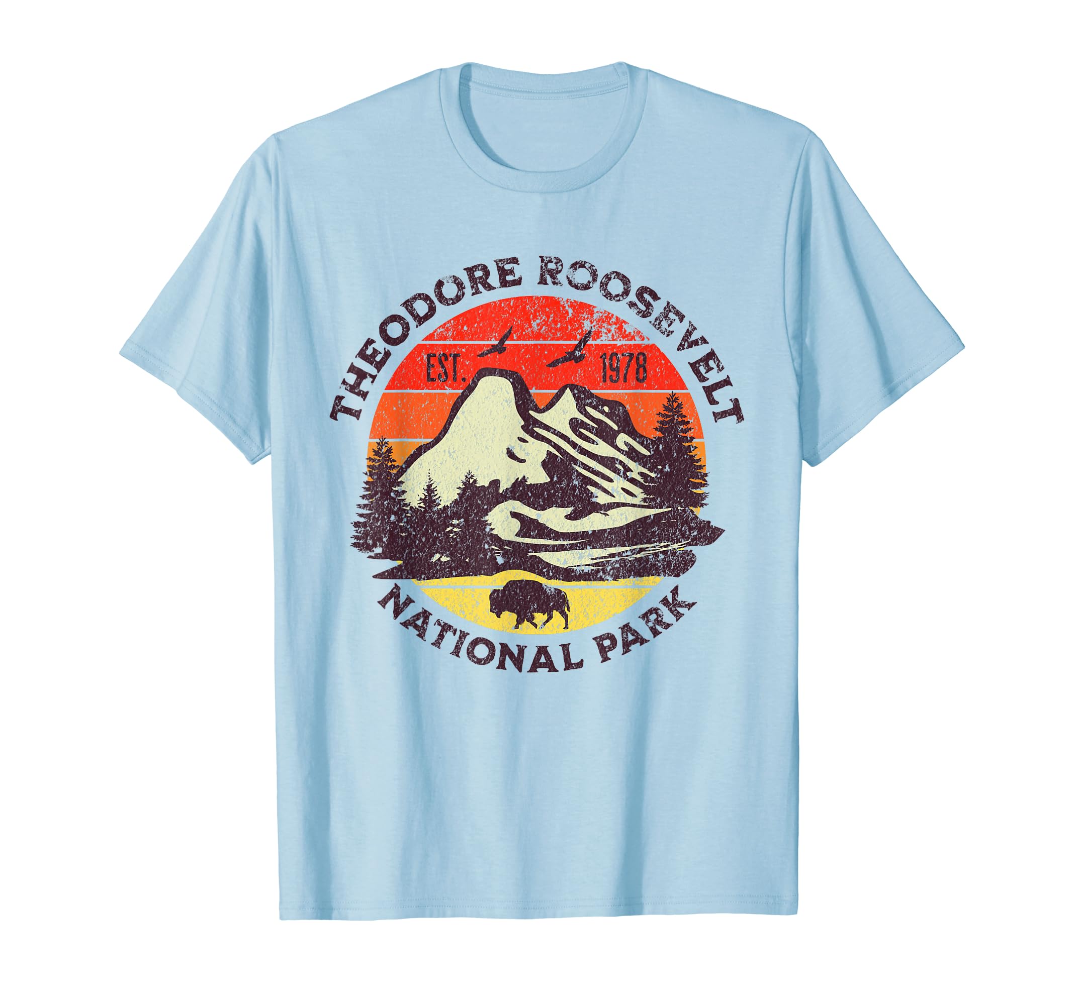 Theodore Roosevelt National Park South T-Shirt - Unique Graphic for Adults - T-Shirt, Sweatshirt, Hoodie