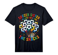 Soccer Sister Im Just Here Snacks T-Shirt - Aesthetic Graphic Men Women - T-Shirt, Sweatshirt, Hoodie