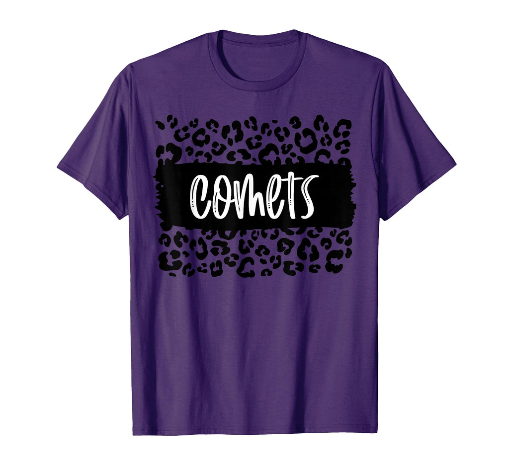 Comets Team Mascot School Spirit Game T-Shirt - Aesthetic Graphic Unisex - T-Shirt, Sweatshirt, Hoodie