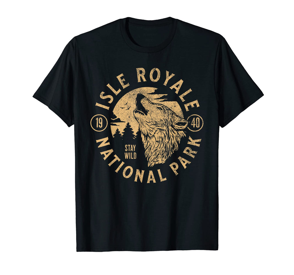 Isle Royale Michigan Wolf Nature T-Shirt - Aesthetic Graphic Men Women - T-Shirt, Sweatshirt, Hoodie