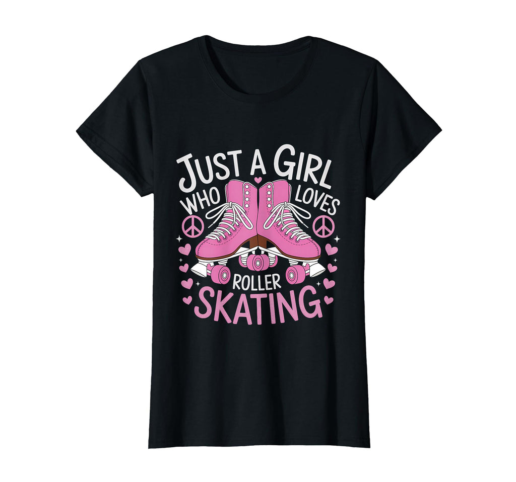 Just Who Loves Roller Skating 70S T-Shirt - Fun Novelty Design Men Women - T-Shirt, Sweatshirt, Hoodie