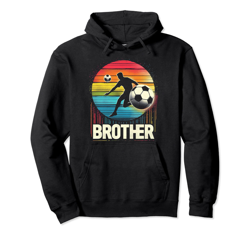 Soccer Brother Family Matching Team Hoodie - Aesthetic Graphic Unisex - T-Shirt, Sweatshirt, Hoodie