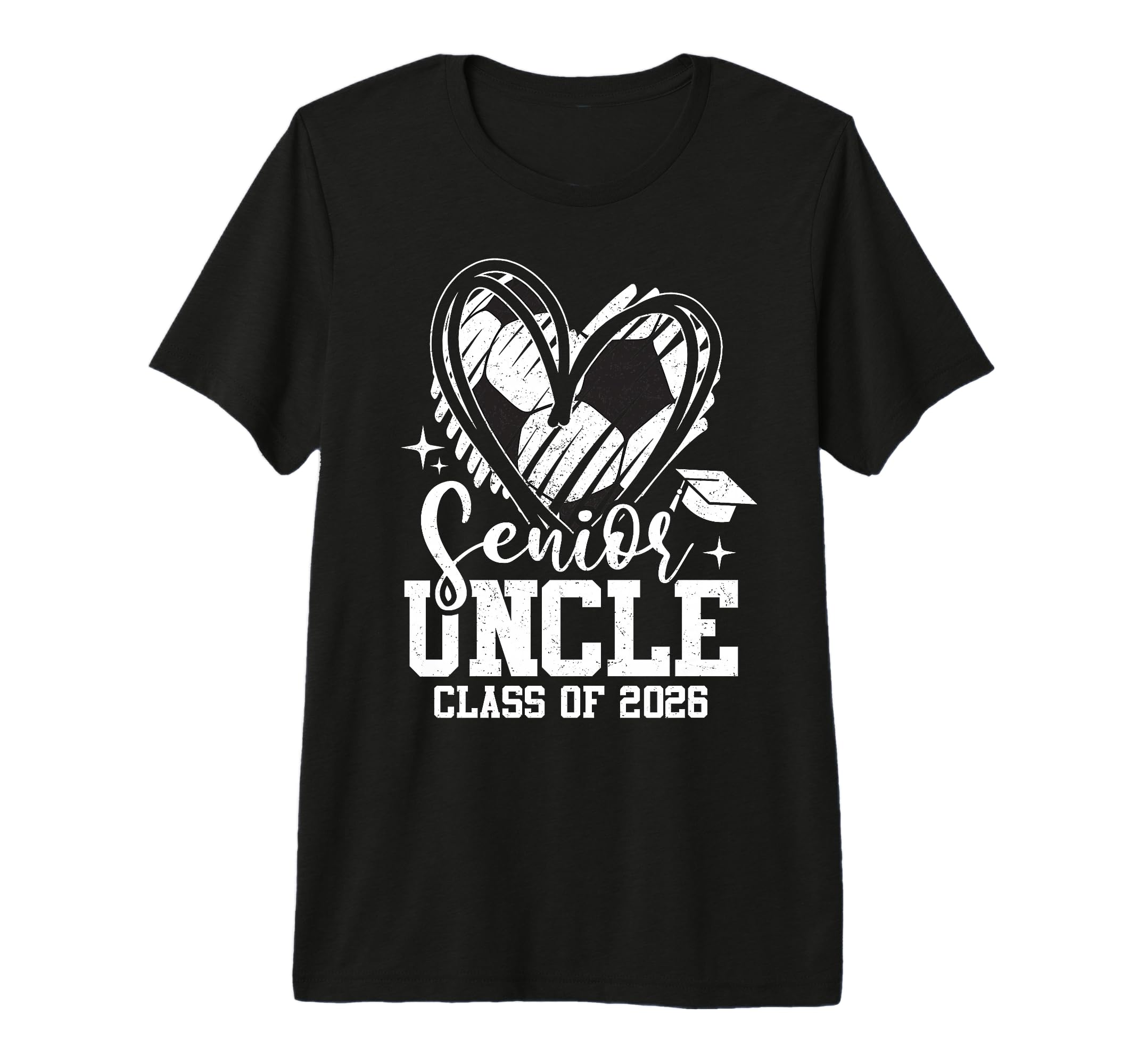Senior Uncle Class 2026 Soccer T-Shirt - Graphic Print Men Women - T-Shirt, Sweatshirt, Hoodie