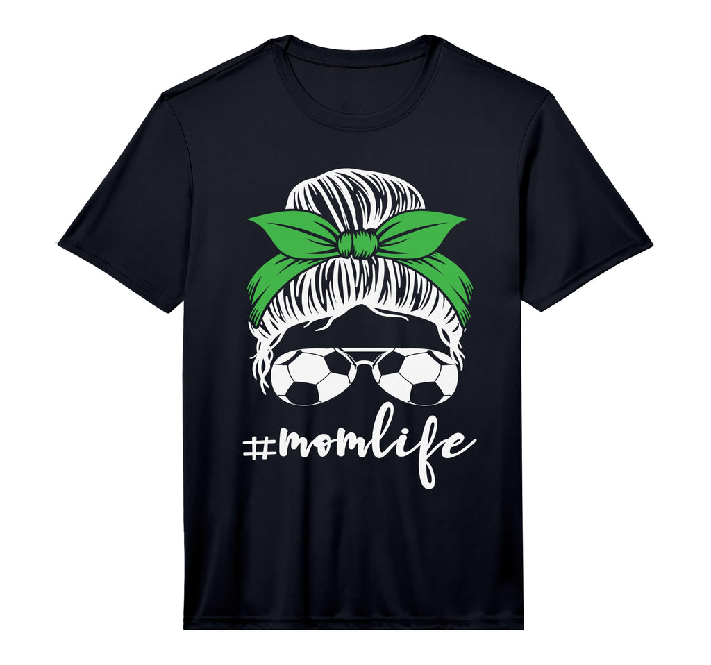 Messy Bun Soccer Mom Mothers Day Funny T-Shirt - Graphic Print for Adults - T-Shirt, Sweatshirt, Hoodie