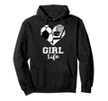 Life Heart Funny Soccer Hockey Hoodie - Fun Novelty Design Men Women - T-Shirt, Sweatshirt, Hoodie