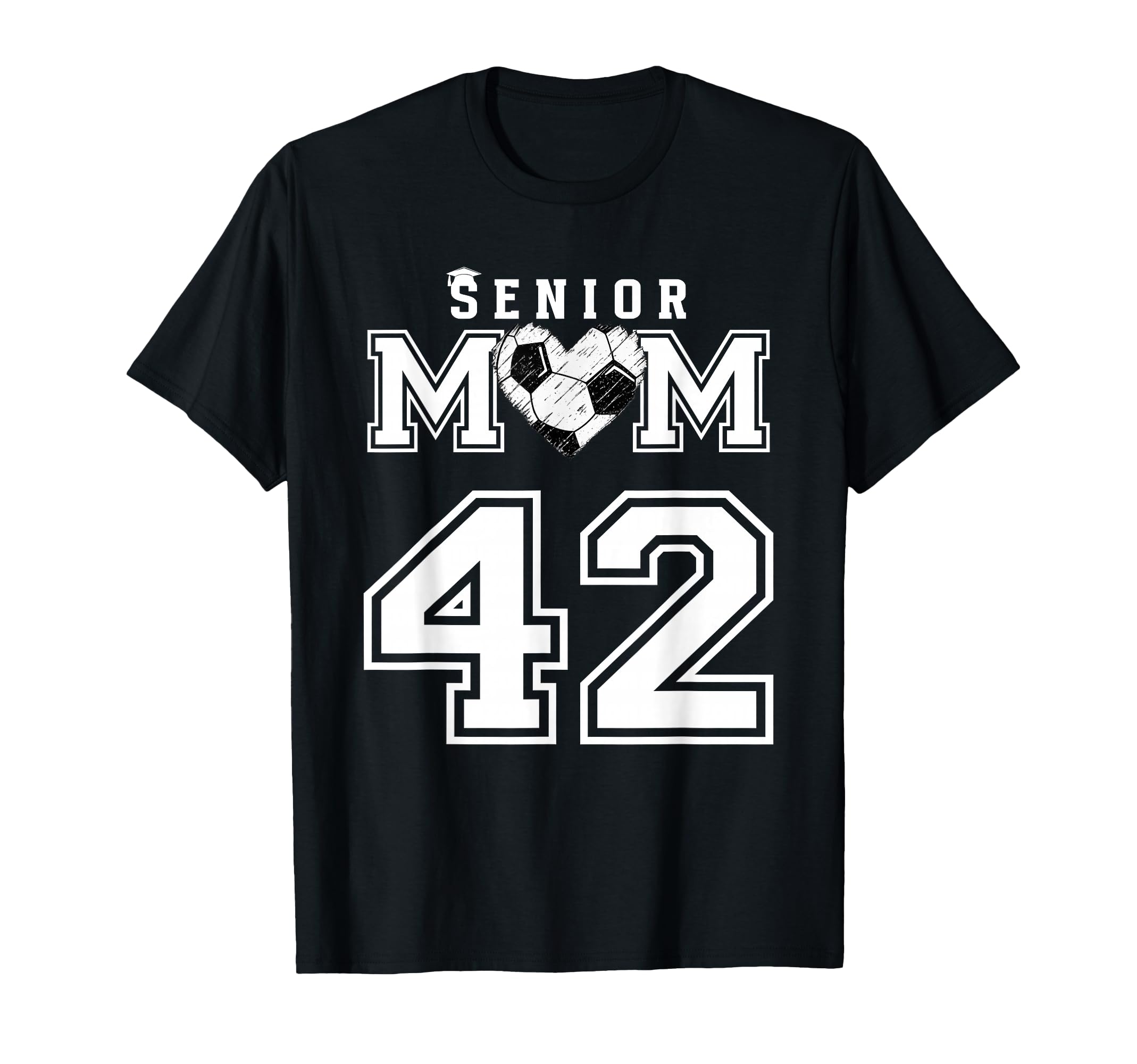 Proud Senior Soccer Mom Custom T-Shirt - Custom Art Print for Adults - T-Shirt, Sweatshirt, Hoodie