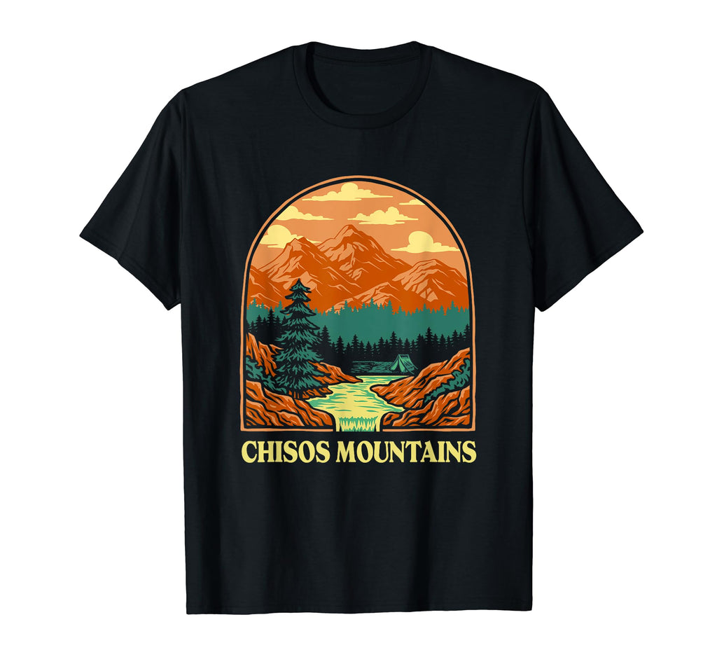 Chisos Mountains Big Bend National T-Shirt - Novelty Apparel for Adults - T-Shirt, Sweatshirt, Hoodie