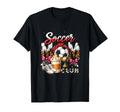 Soccer Mom Club Leopard Football Mother T-Shirt - Custom Art Print Unisex - T-Shirt, Sweatshirt, Hoodie
