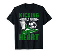 Soccer Kicking Goals Heart Player T-Shirt - Aesthetic Graphic Unisex - T-Shirt, Sweatshirt, Hoodie
