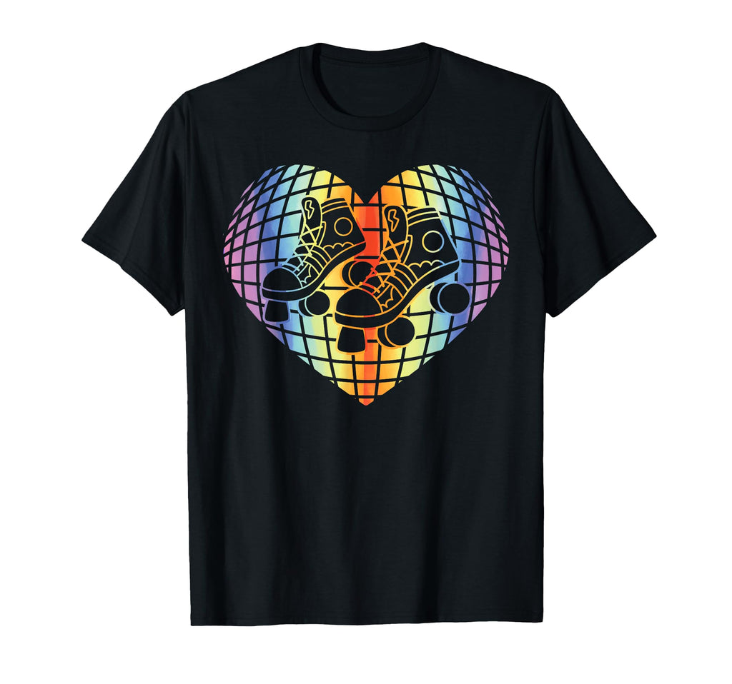 Roller Skating Skate 1970S Disco Ball T-Shirt - Custom Art Print Unisex - T-Shirt, Sweatshirt, Hoodie
