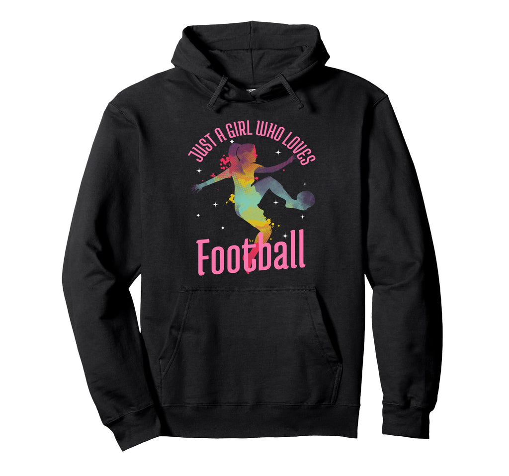 Just Who Loves Football Player Soccer Gift Hoodie - Trendy Graphic Unisex - T-Shirt, Sweatshirt, Hoodie