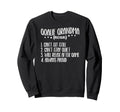 Hockey Goalie Grandma Definition Sweatshirt - Novelty Apparel Unisex - T-Shirt, Sweatshirt, Hoodie