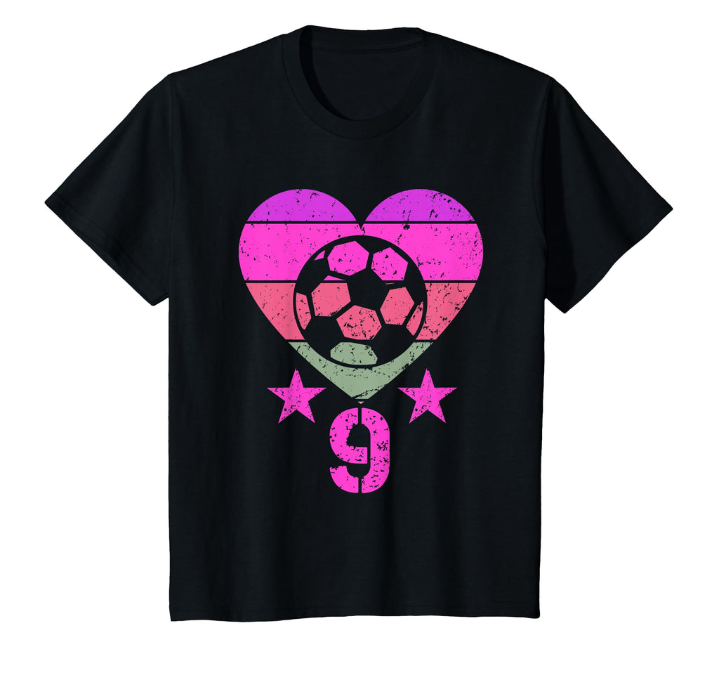 Soccer Birthday 9 Year Old Ninth 9Th T-Shirt - Minimalist Print for Adults - T-Shirt, Sweatshirt, Hoodie