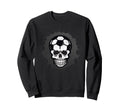 Soccer Skull Halloween Skeleton Sweatshirt - Aesthetic Graphic Men Women - T-Shirt, Sweatshirt, Hoodie