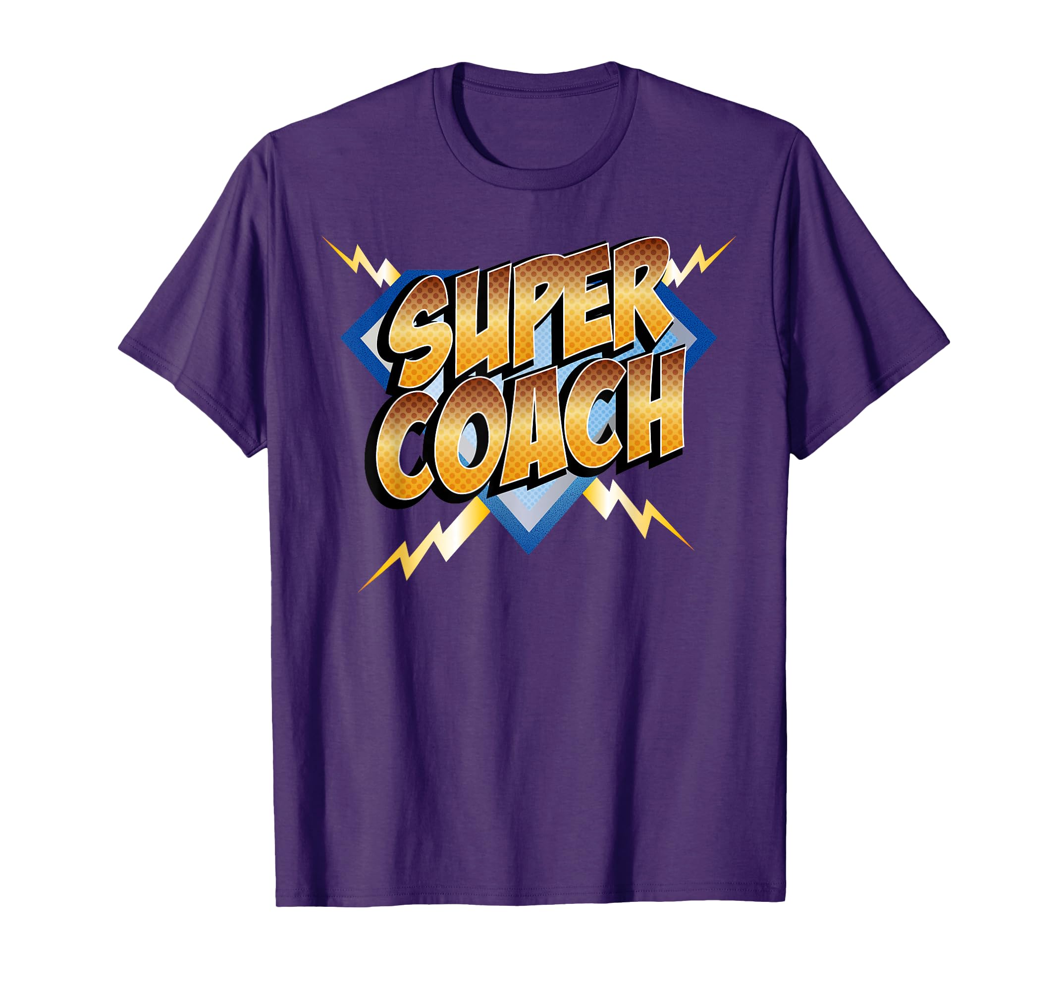 Super Coach Superhero Comic Book Sports T-Shirt - Graphic Print for Adults - T-Shirt, Sweatshirt, Hoodie