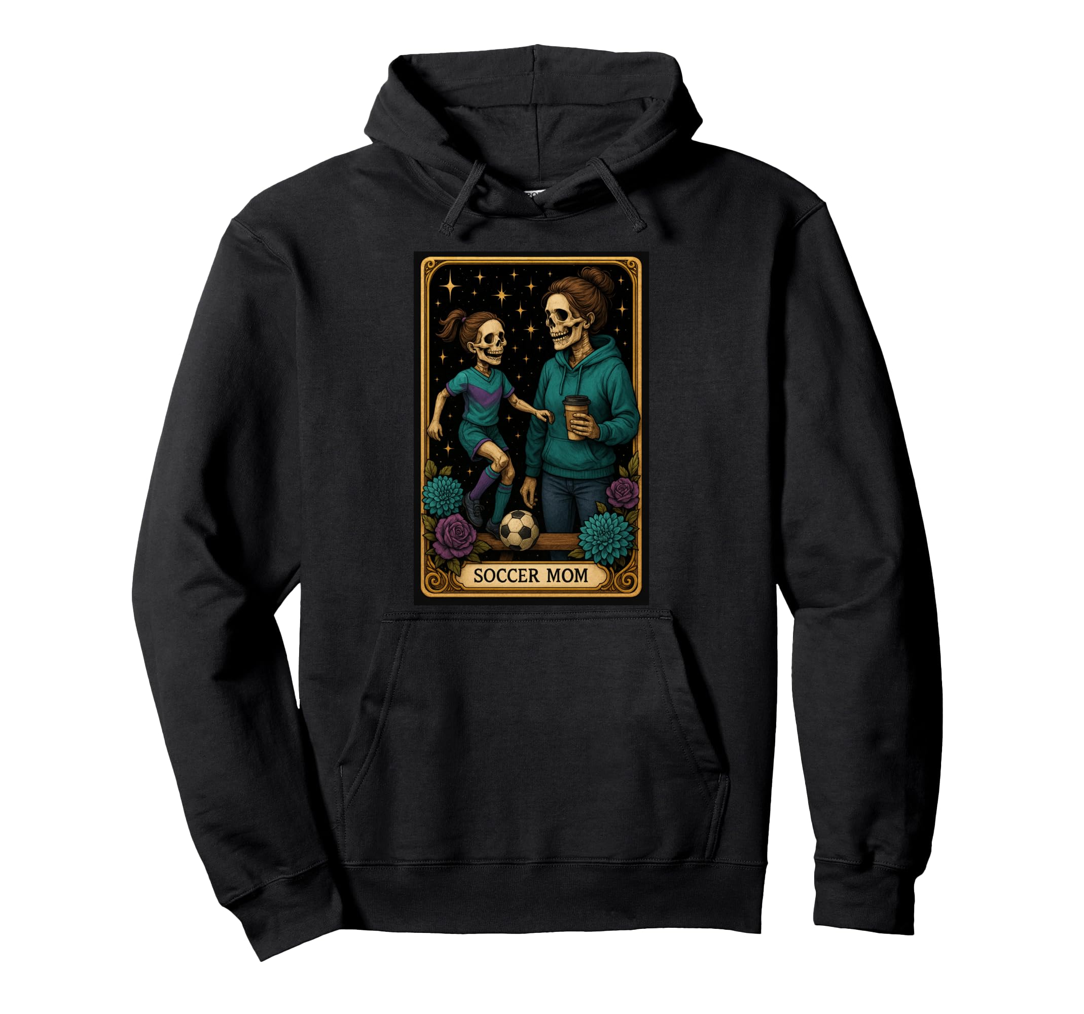 Soccer Mom Tarot Card Daughter Mothers Hoodie - Aesthetic Graphic Unisex - T-Shirt, Sweatshirt, Hoodie
