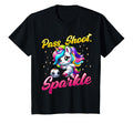Pass Shoot Sparkle Soccer Player Unicorn T-Shirt - Unique Graphic Men Women - T-Shirt, Sweatshirt, Hoodie