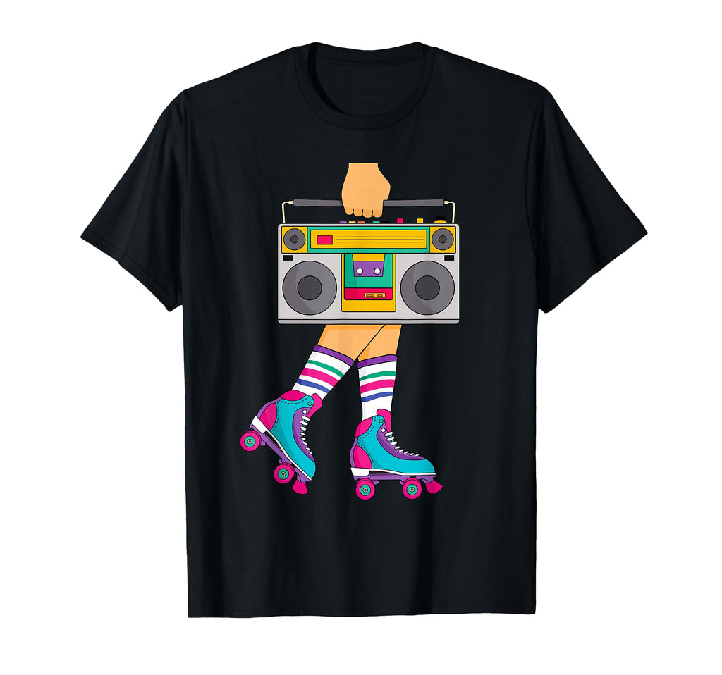 Roller Skate 80S Skating Roller Disco T-Shirt - Novelty Apparel Unisex - T-Shirt, Sweatshirt, Hoodie