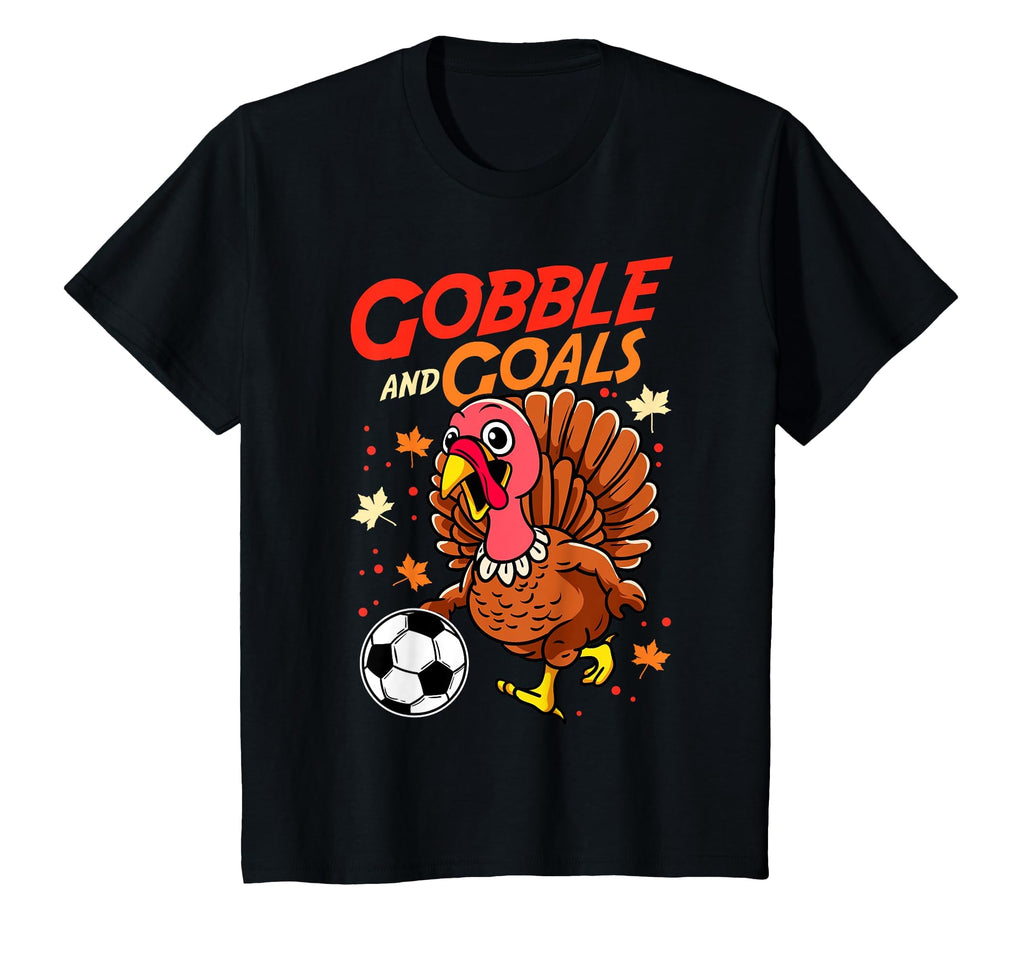 Gobble And Goals Funny Soccer Lover T-Shirt - Aesthetic Graphic for Adults - T-Shirt, Sweatshirt, Hoodie