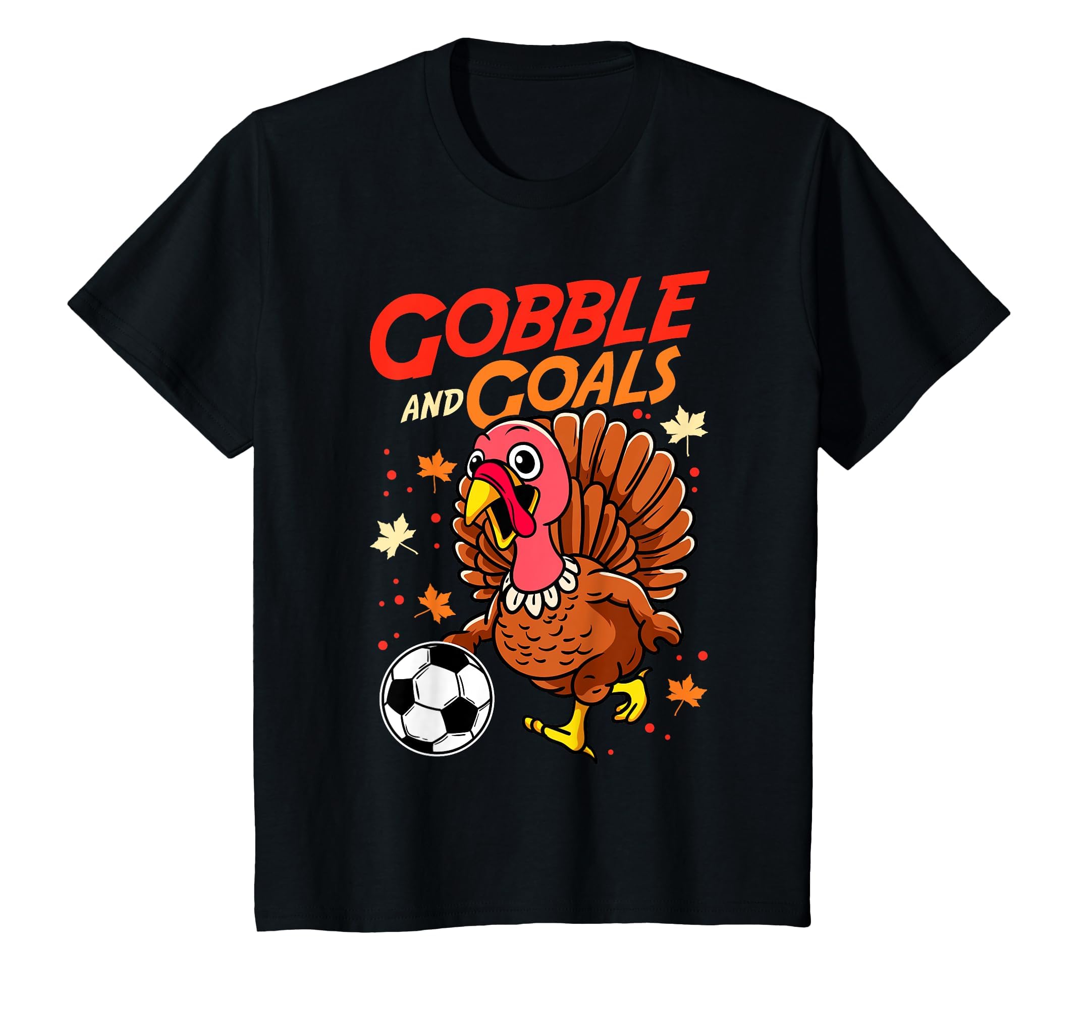 Gobble And Goals Funny Soccer Lover T-Shirt - Aesthetic Graphic for Adults - T-Shirt, Sweatshirt, Hoodie