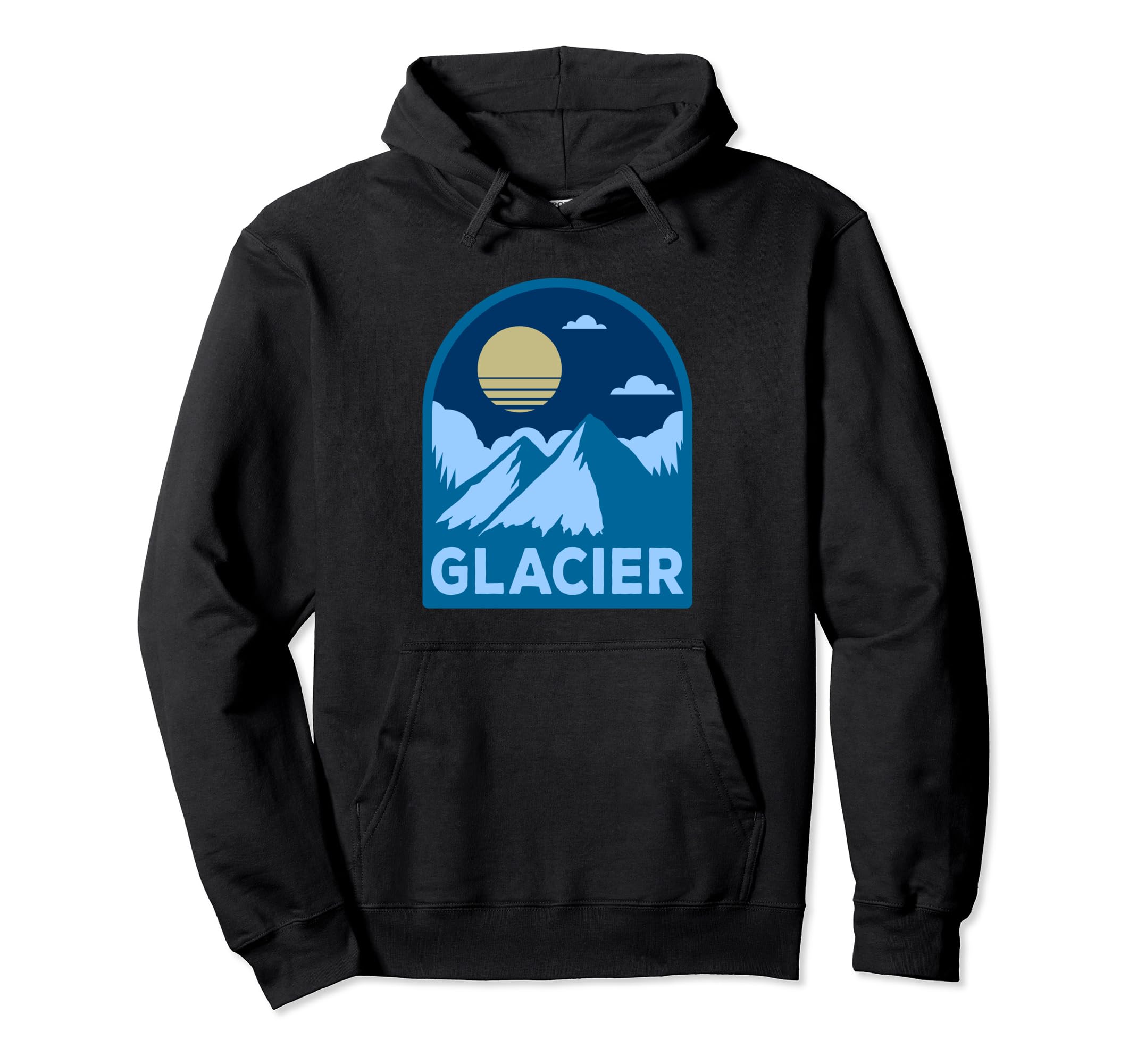 Glacier National Park Hoodie - Novelty Apparel for Adults - T-Shirt, Sweatshirt, Hoodie