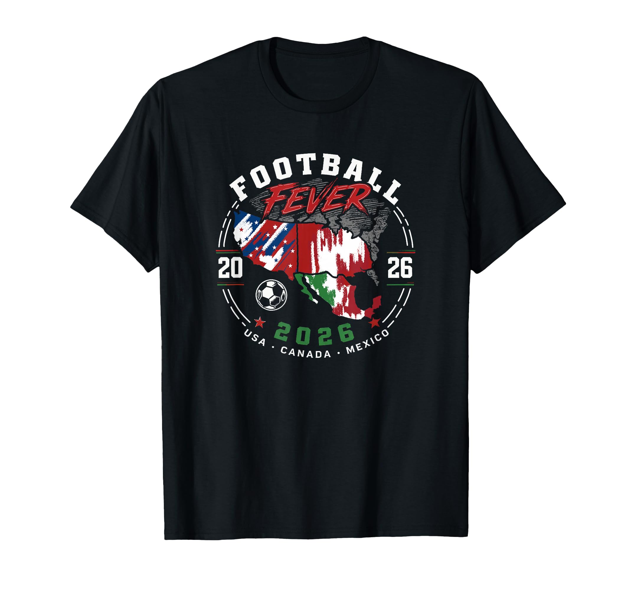 Football Fever 2026 Soccer Passion T-Shirt - Fun Novelty Design for Adults - T-Shirt, Sweatshirt, Hoodie