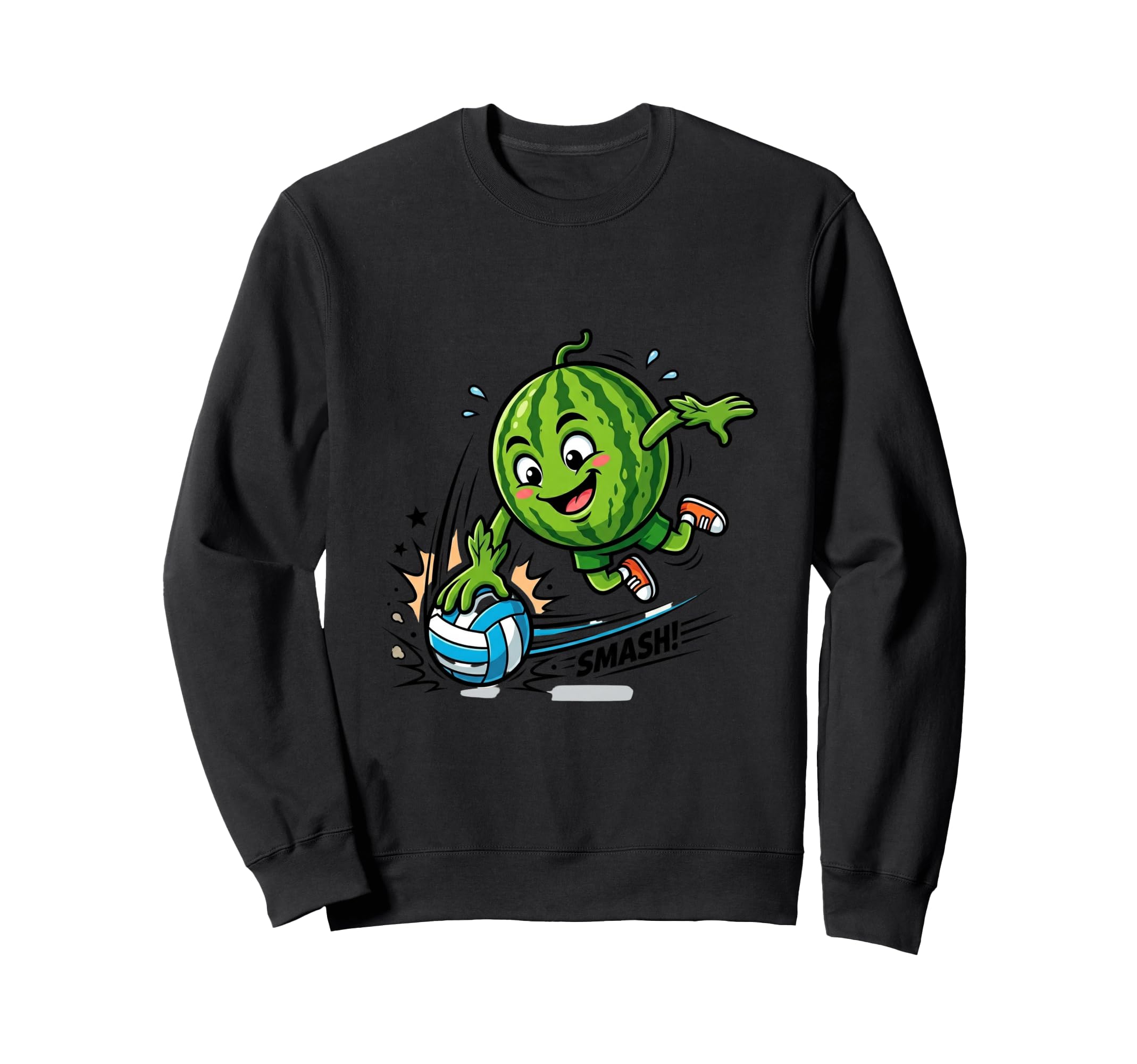 Watermelon Soccer Player Number 7 Sweatshirt - Trendy Graphic Men Women - T-Shirt, Sweatshirt, Hoodie