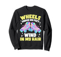 Roller Skating Wheels Under My Feet Sweatshirt - Graphic Print for Adults - T-Shirt, Sweatshirt, Hoodie