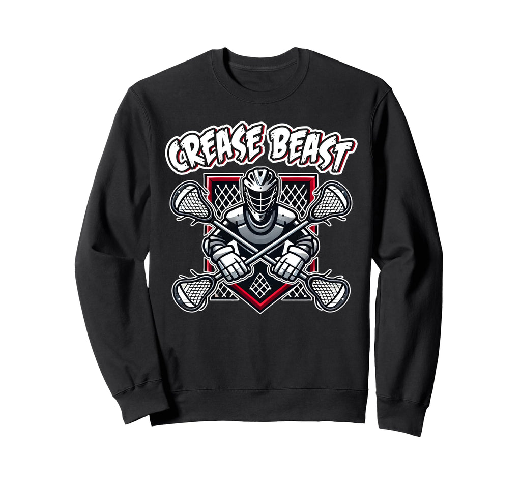 Lacrosse Goalkeeper Lax Goalie Sweatshirt - Fun Novelty Design for Adults - T-Shirt, Sweatshirt, Hoodie