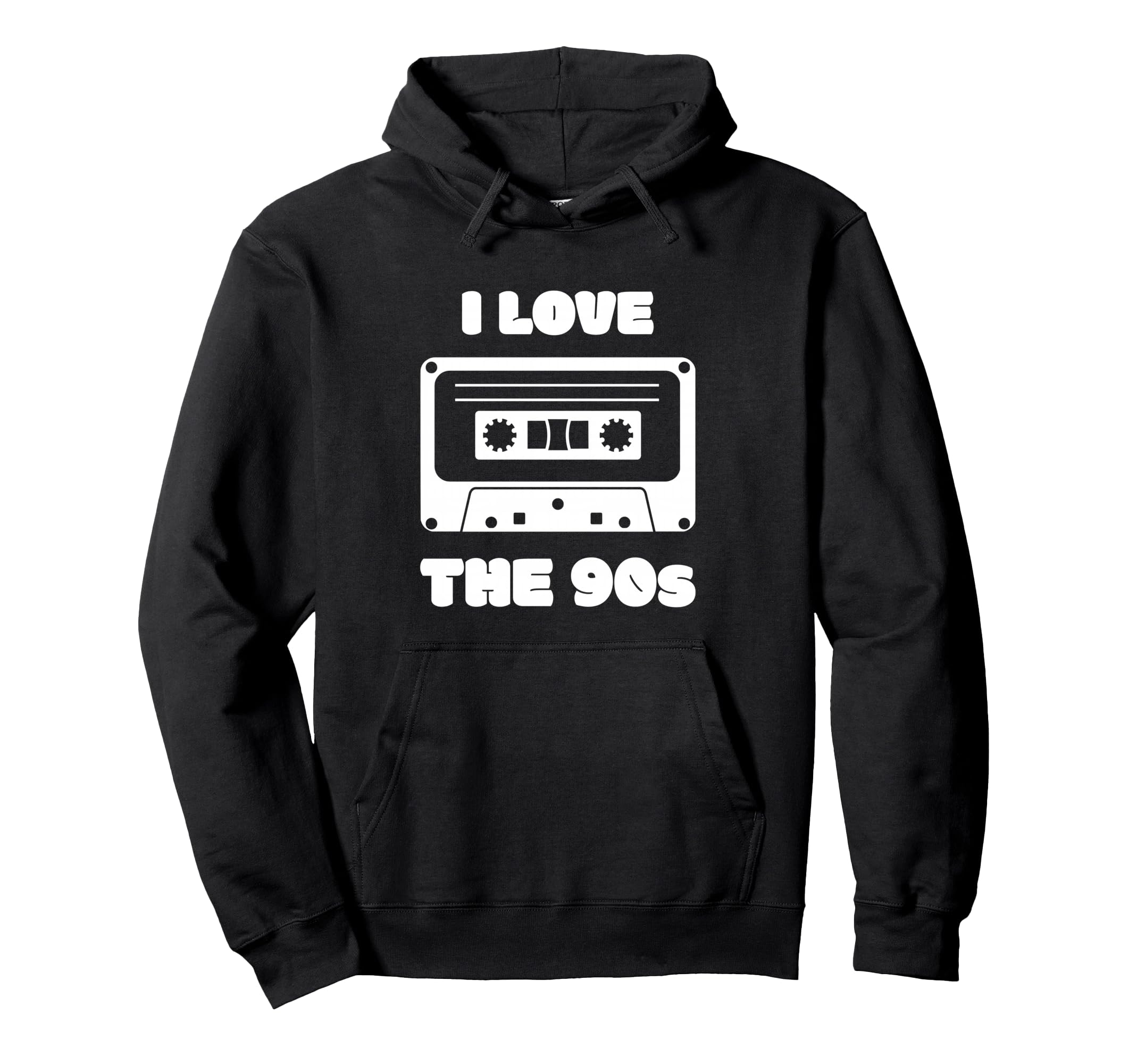Mixtape Cassette I Love 90S Costume Hoodie - Aesthetic Graphic Unisex - T-Shirt, Sweatshirt, Hoodie