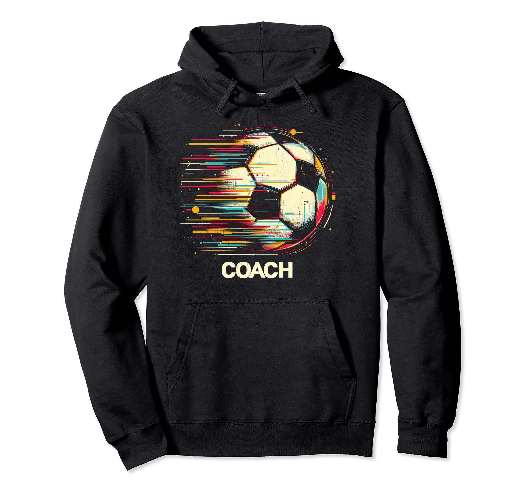 Soccer Coach Training Coaching Football Hoodie - Trendy Graphic for Adults - T-Shirt, Sweatshirt, Hoodie