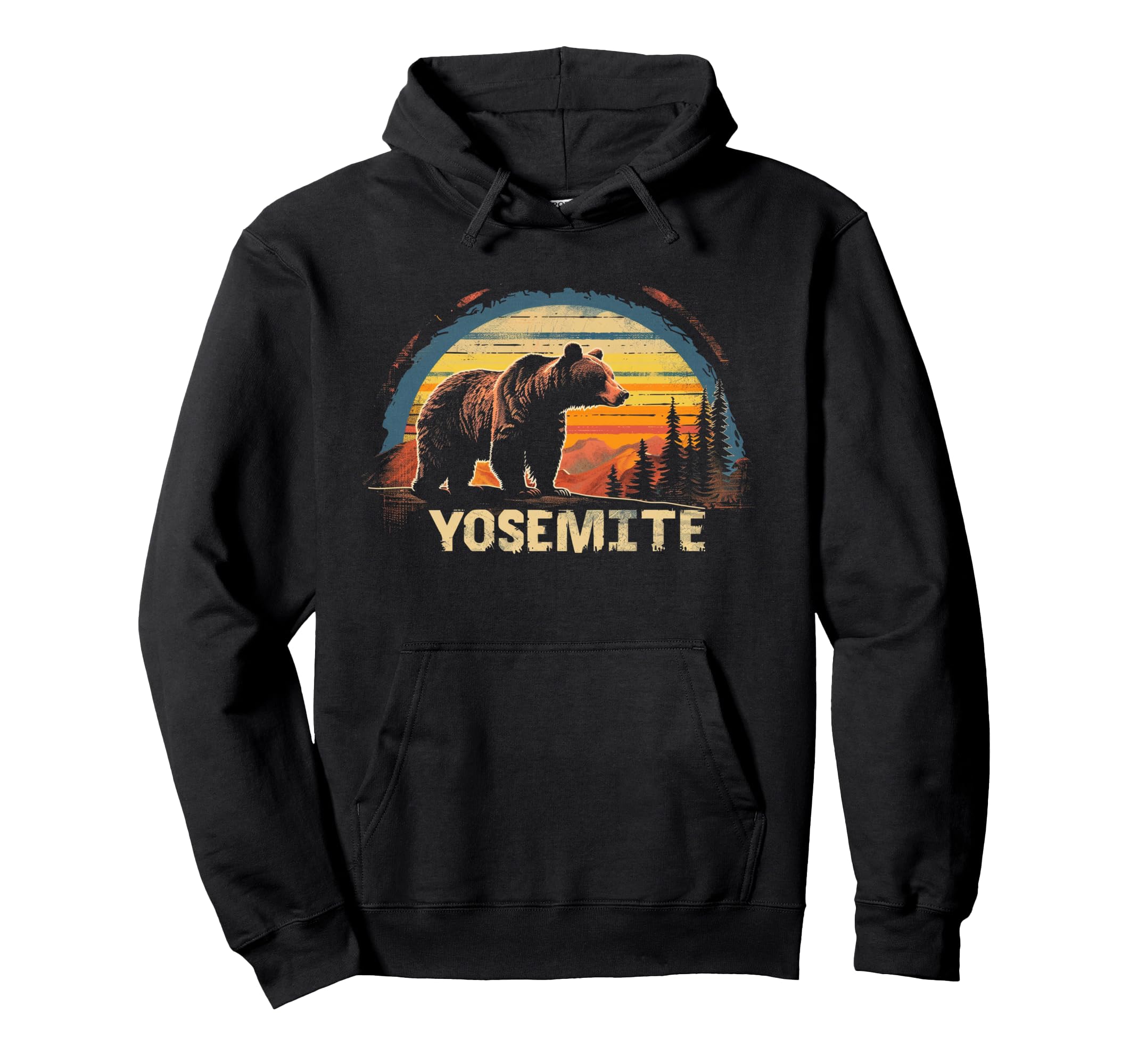 Yosemite Us National Park Hoodie - Unique Graphic for Adults - T-Shirt, Sweatshirt, Hoodie