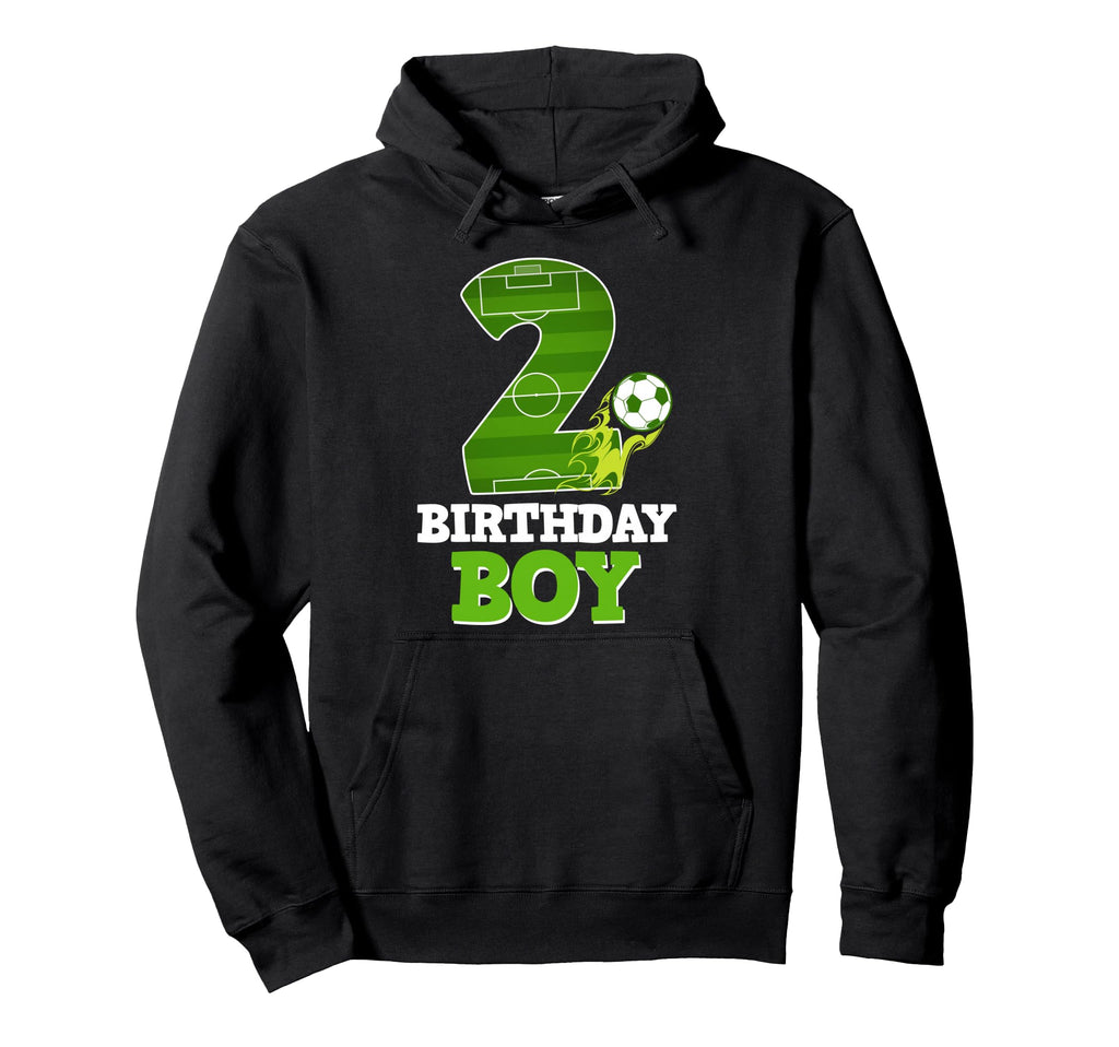 Happy 2Nd Birthday Soccer Lover 2 Yrs Old Hoodie - Minimalist Print Unisex - T-Shirt, Sweatshirt, Hoodie