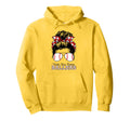 Kinda Busy Raising Ballers Messy Bun Hoodie - Aesthetic Graphic Unisex - T-Shirt, Sweatshirt, Hoodie